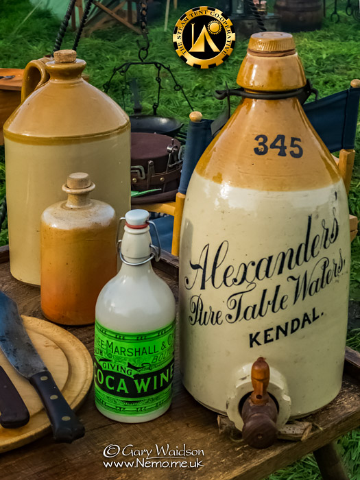 containers for liquids of all types. The Steam Tent Co-operative. © Gary Waidson - www.Nemo.me.uk